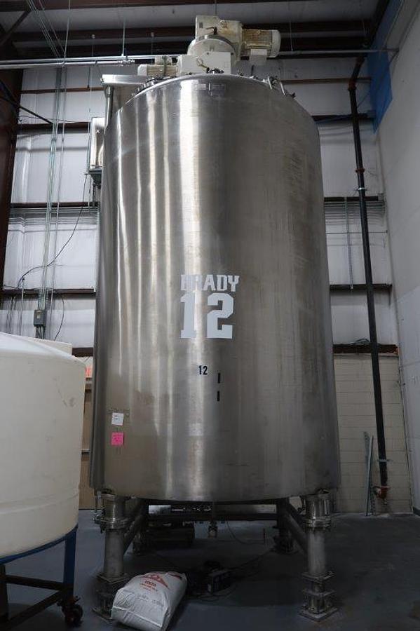 Used 5,000 Gallon Lee SS Double Motion Jacketed Kettle/Reactor