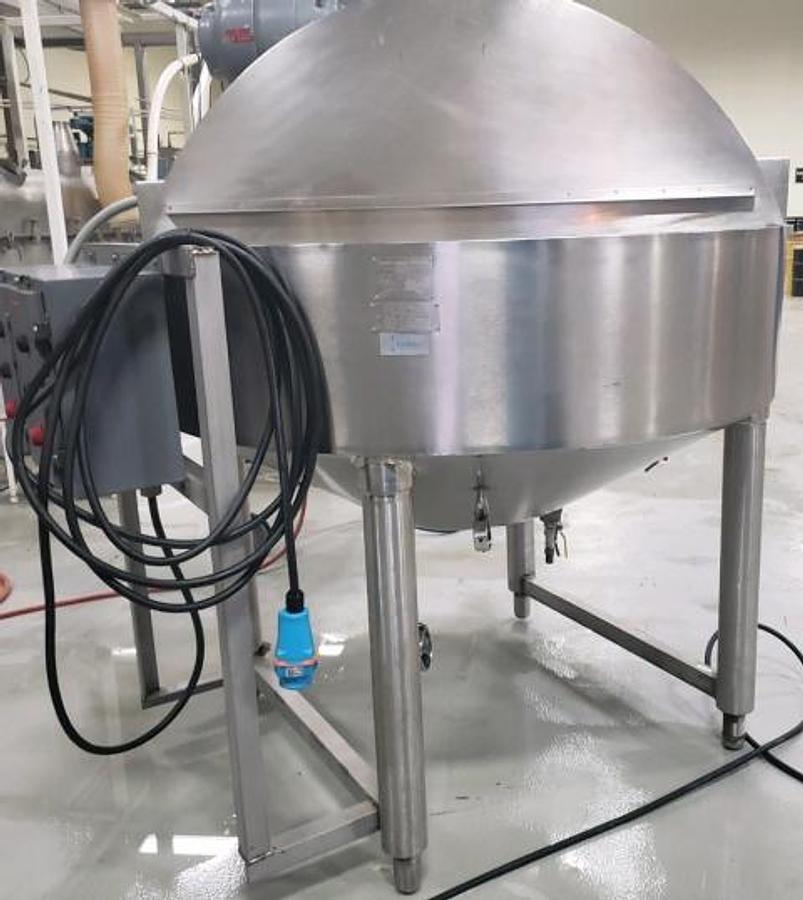 Used Chester Jensen 100 Gallon Stainless Steel Cooker/Cooler, Agitated