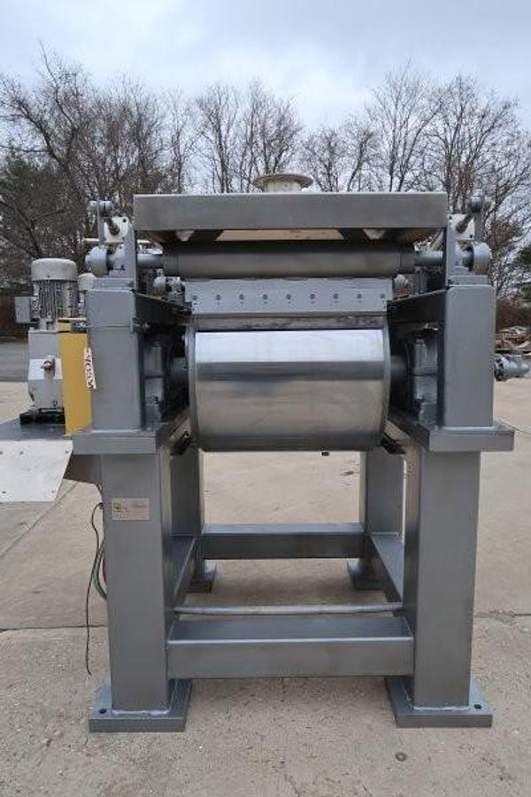 Used Phoenix 24 In. X 24 In. Double Drum Dryer/Flaker