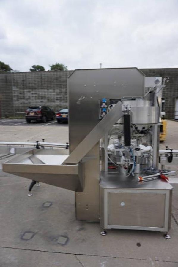 Used Aesus Systems “Delta Star” Screw Capping Machine, All Stainless Steel