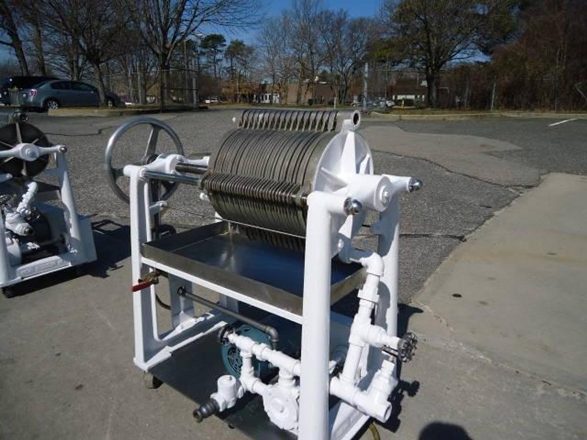 Used Ertel 12 In. Diameter Filter Press, 32 Disc