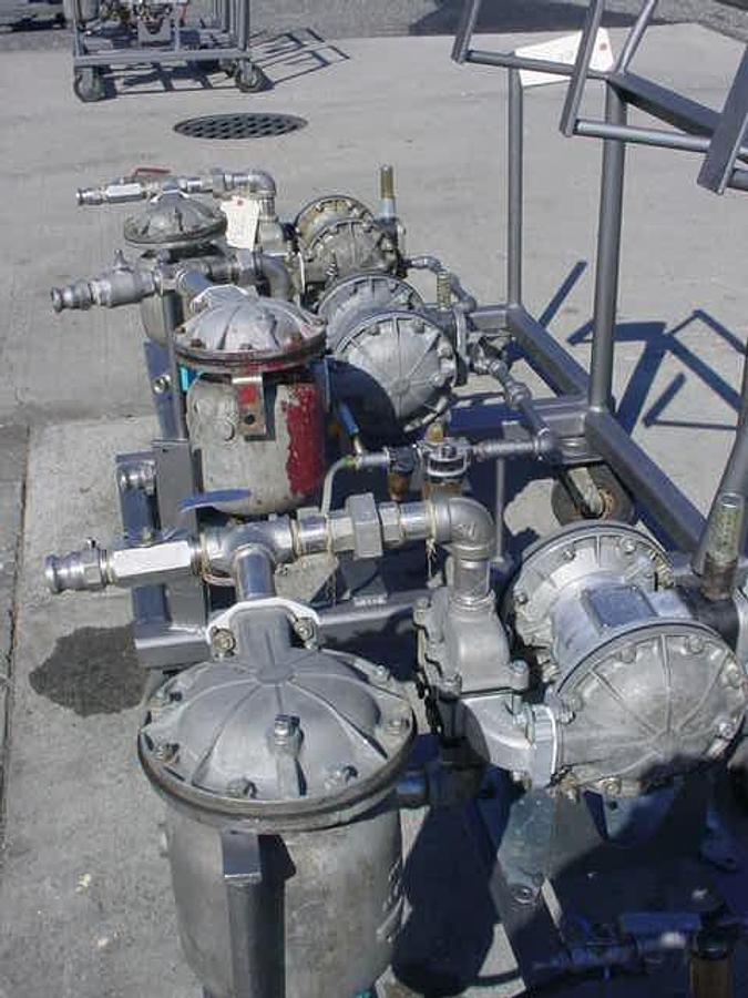 Used Sandpiper Air Operated Double Diaphragm Pumps, Portable (3)