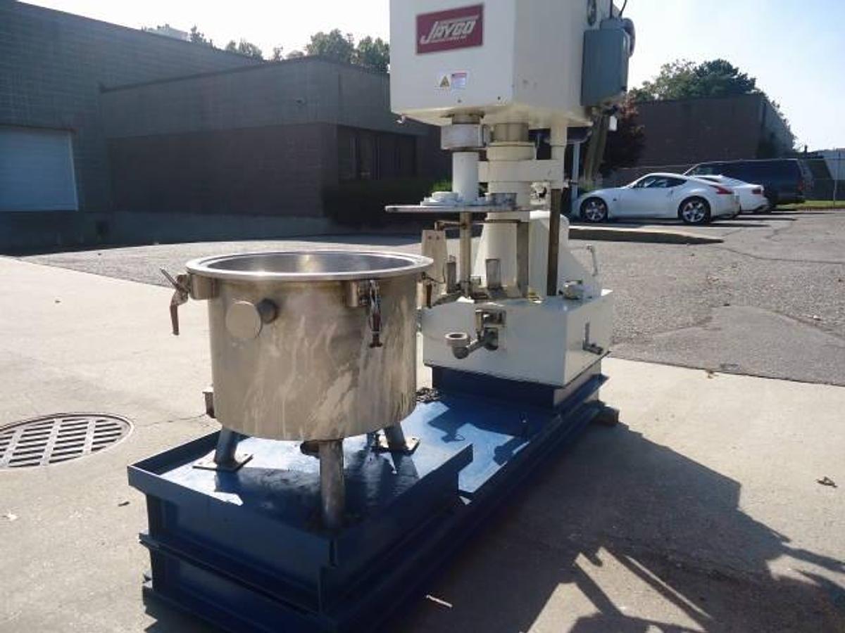 Used Jaygo 10 Gal. Ss Dual Shaft Mixer, Xp Vari