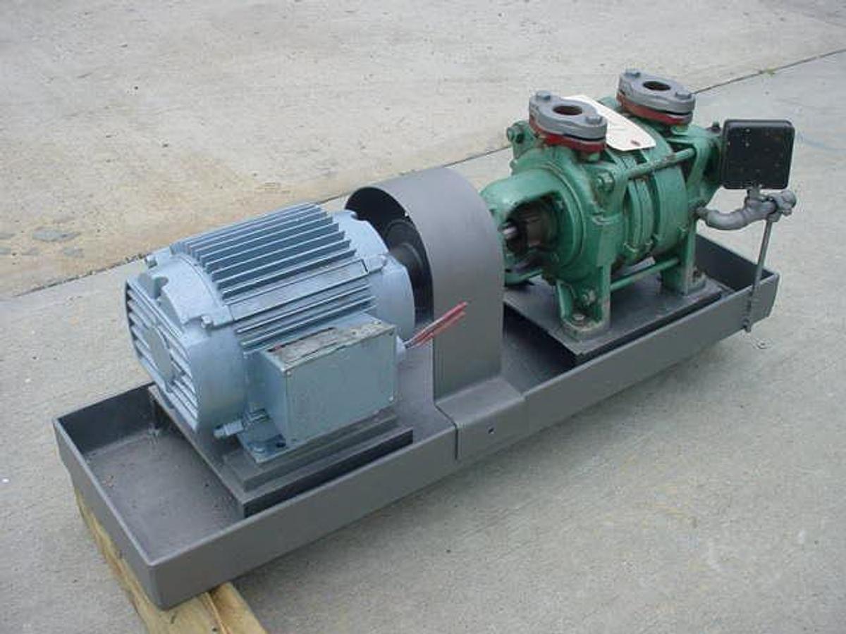 Used Sihi 3 Hp Vacuum Pump