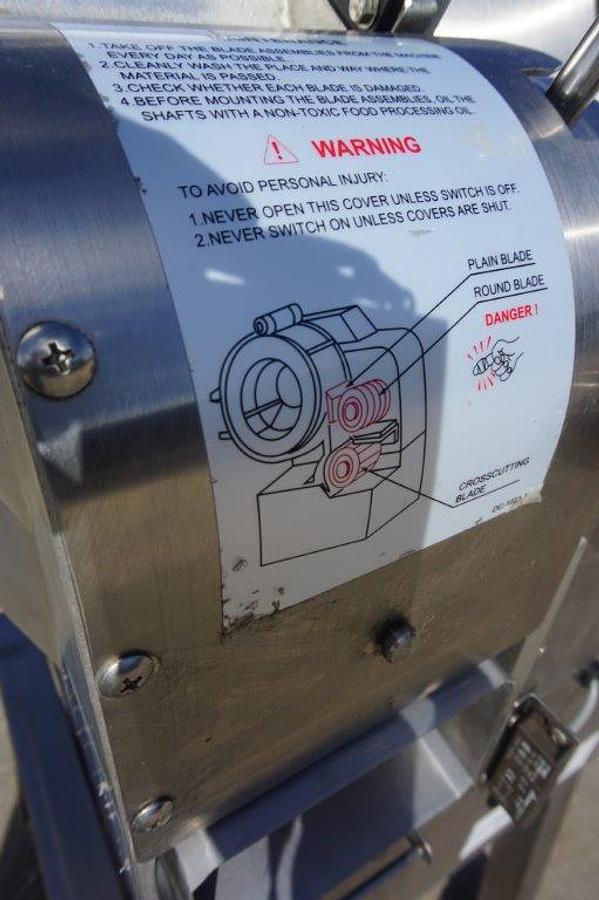 Used Emura Dicer/Slicer, On Casters