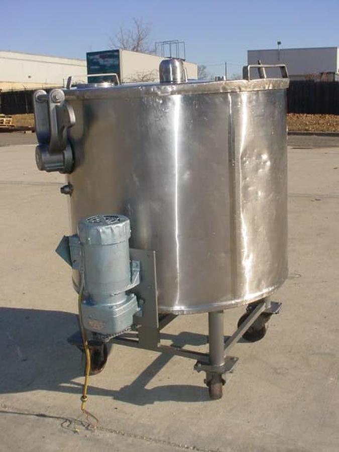 Used 125 Gallon Pfaudler Ss Jacketed Scraper Tank/Kettle