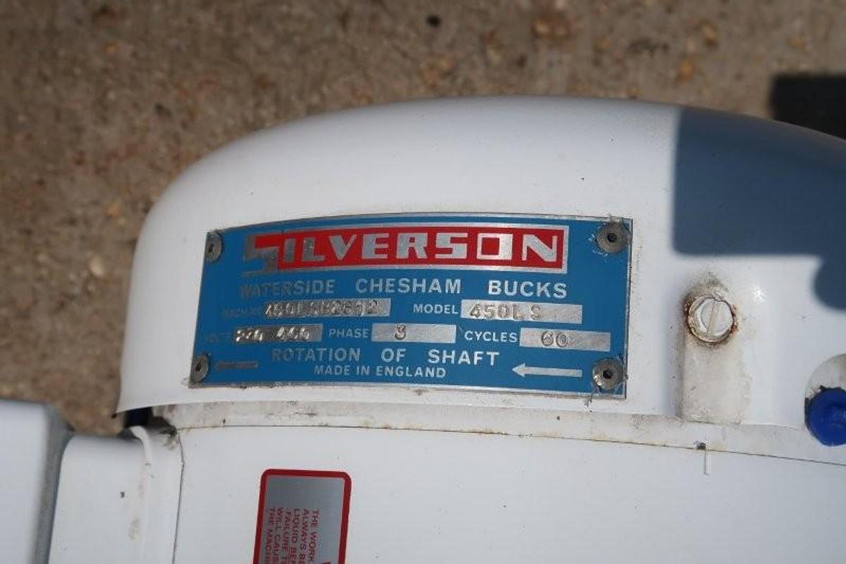 Used Silverson 450LS Inline High Shear Mixer, 10HP