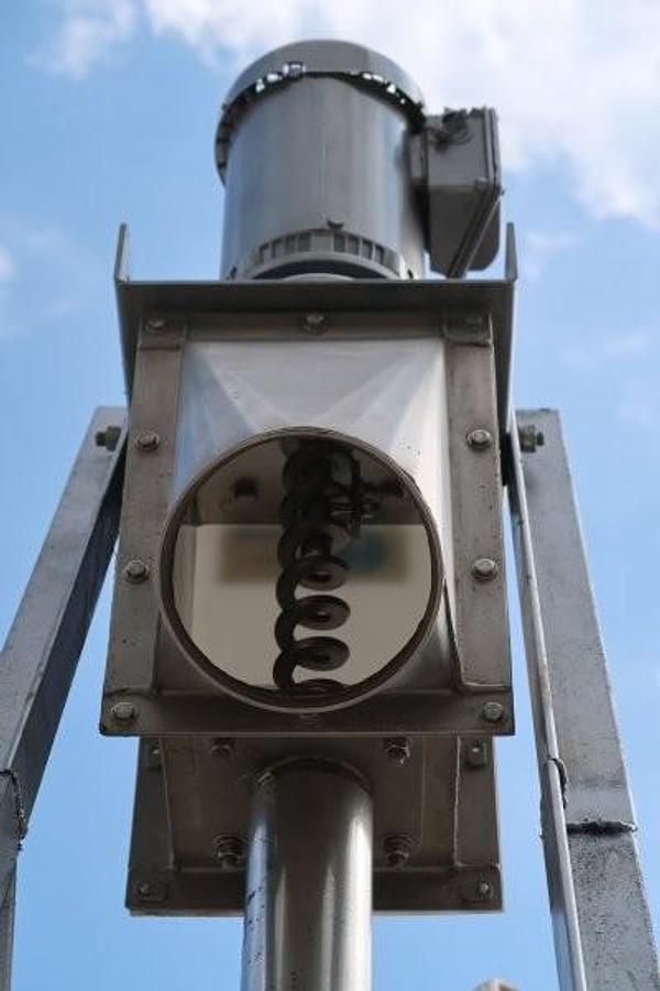 Used Flexicon Inclined Flexible Screw Conveyor with Lump Breaker