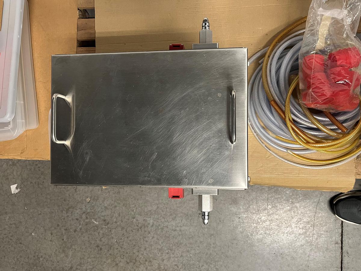 Used Filamatic DAB-5 Tabletop Dual Head Piston Filler