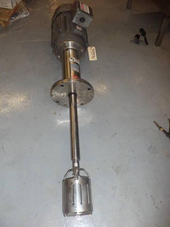 Used Admix “Rotosolver” 30HP High Shear mixer, Model 180RS175SS