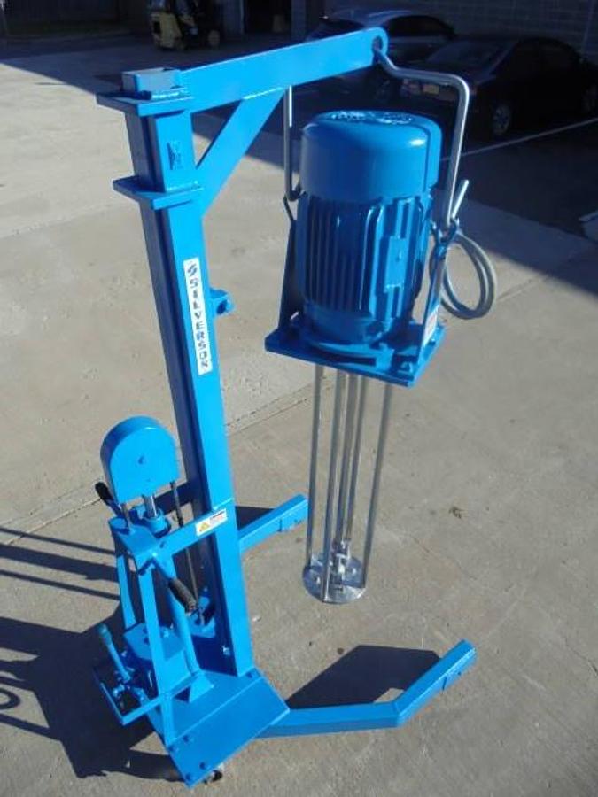 Used Silverson 25HP XP “Drop-In” Homo Mixer, with Hoist