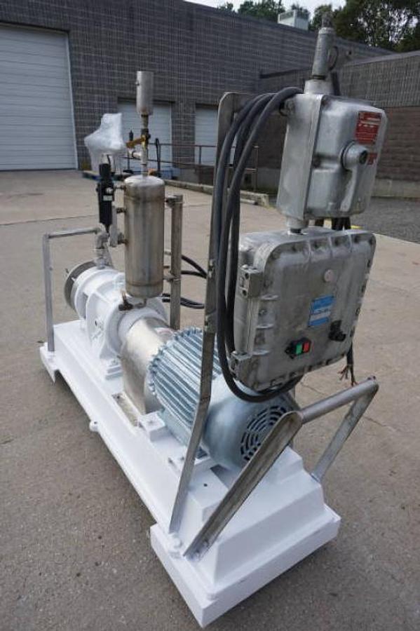 Used Charlotte SD20 Stainless Steel Colloid Mill, 20 HP XP motor