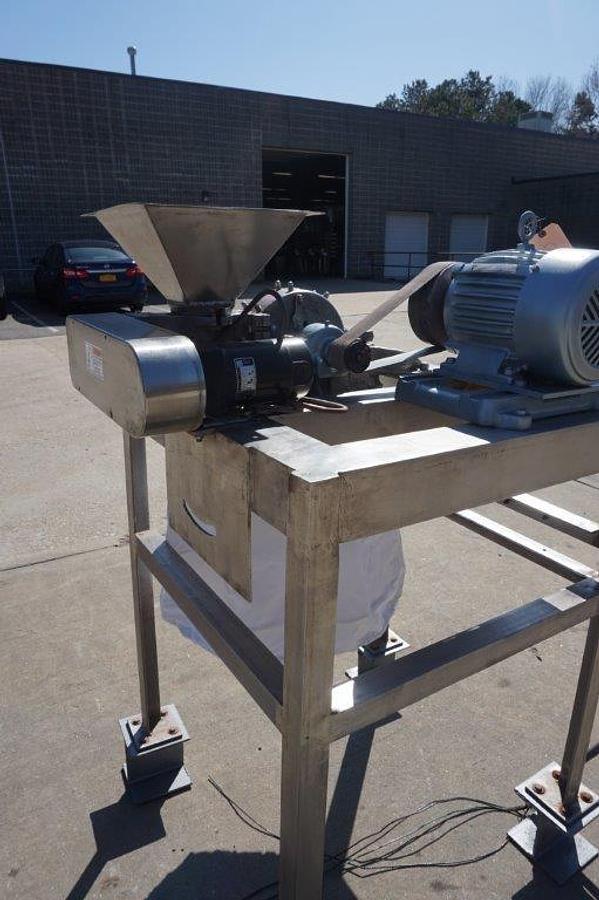 Used Mikro 1SH Stainless Hammermill/Pulverizer, Stirrup Hammers, XP Motor
