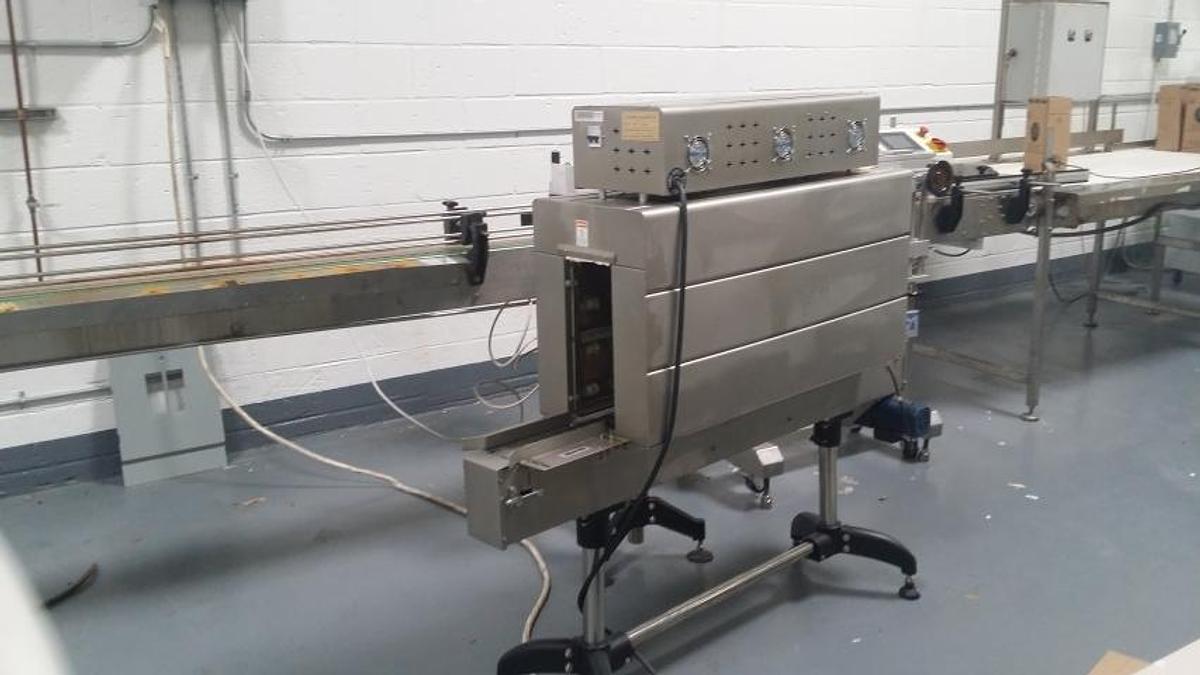 Used Ice Tea/Water Bottle Filling Line, 4,000 Bottles Per Hour, CIP