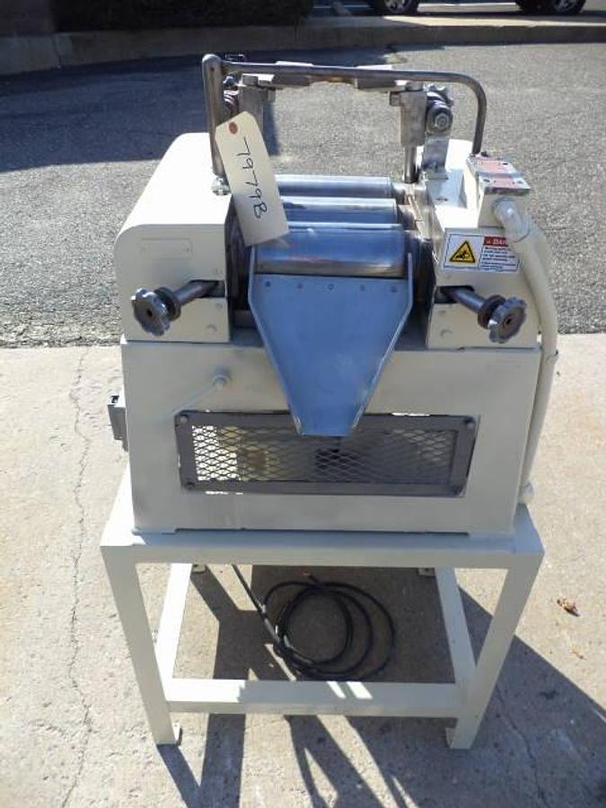 Used Ross 4 in. x 8 in. Lab Three Roll Mill, Explosion Proof