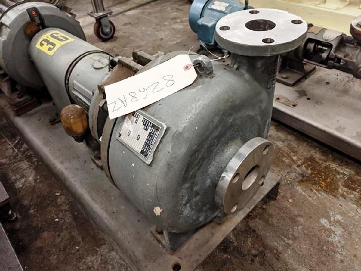 Used Durco 2 In. X 2 In. SS Centrifugal Pump, 30 HP