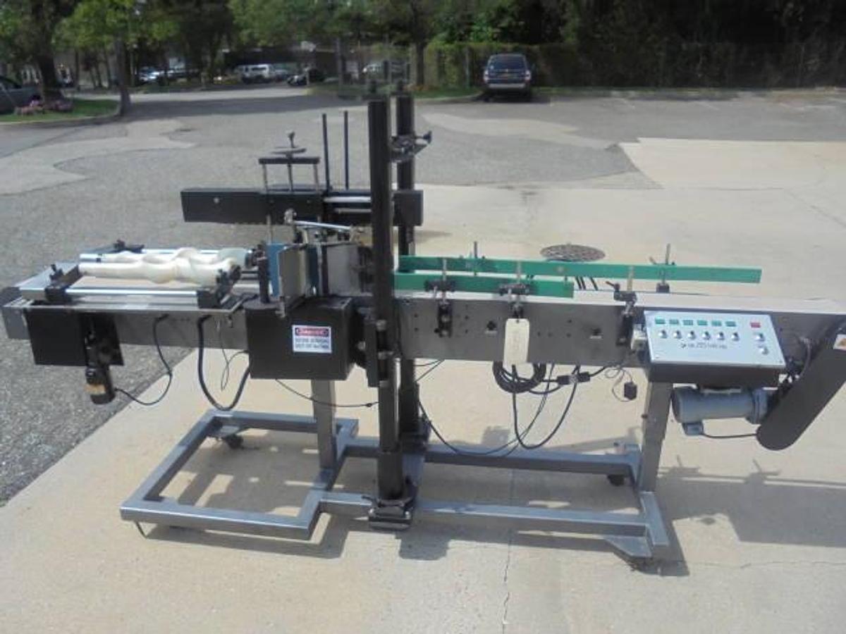 Used Autolabe Front and Back Pressure Sensitive Labeler