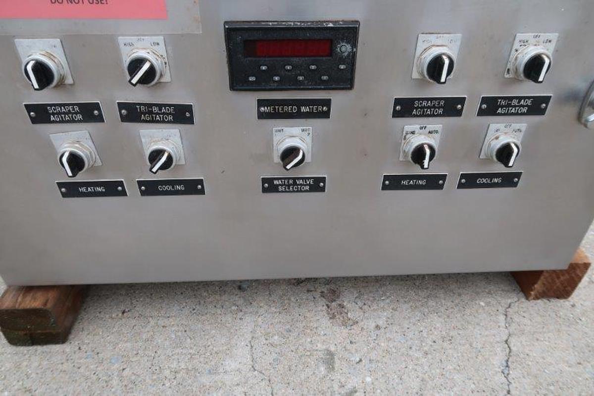 Used Assorted Control Panels for Chester Jensen Cooker-Coolers, (5)