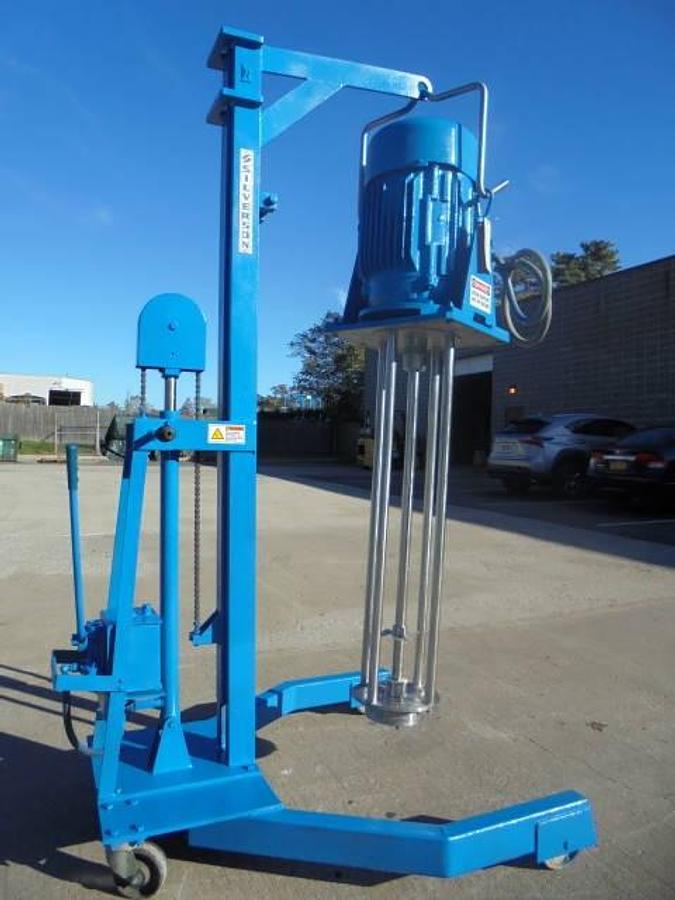 Used Silverson 25HP XP “Drop-In” Homo Mixer, with Hoist