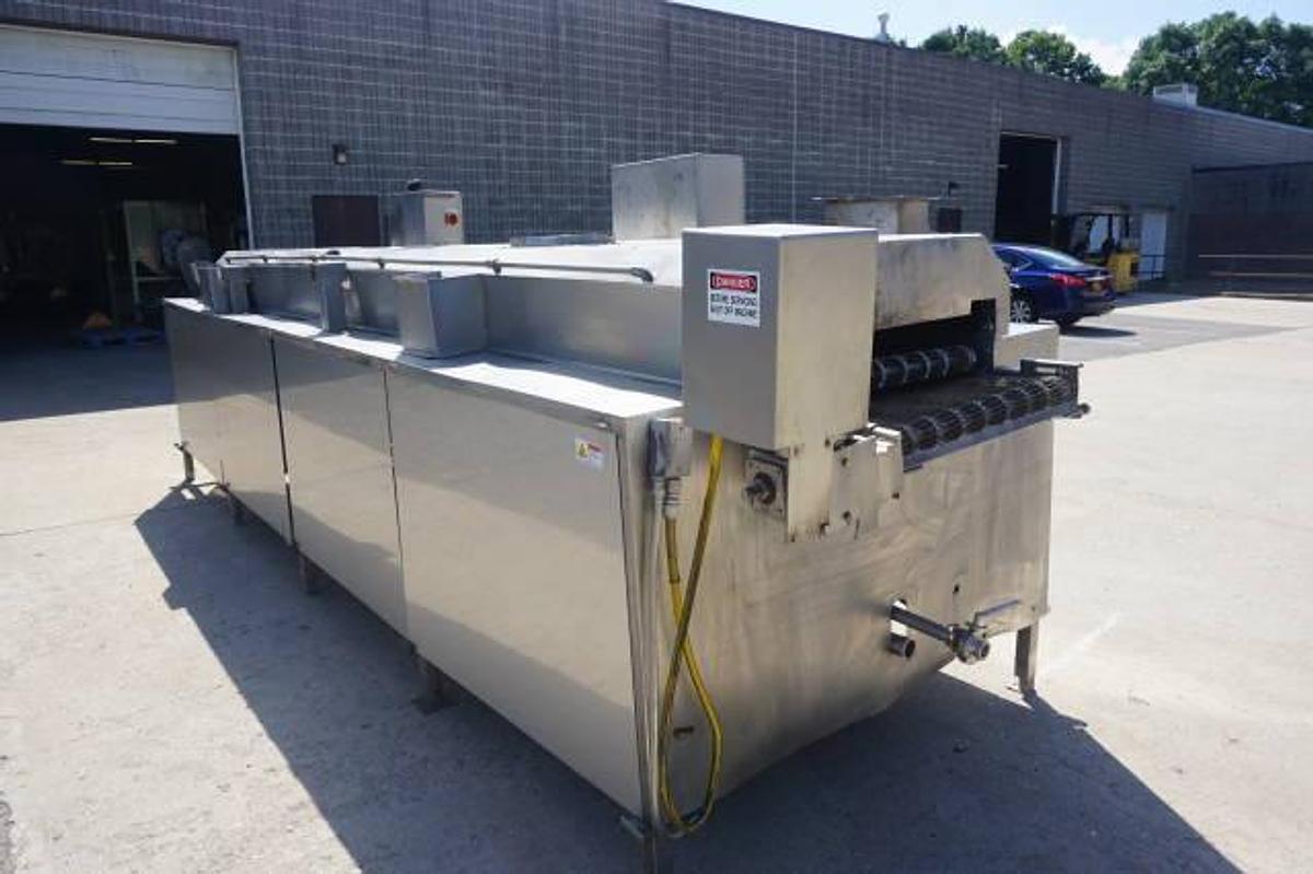 Used Cook King 30 In. W x 18 Ft. Long Continuous Gas Fired Fryer