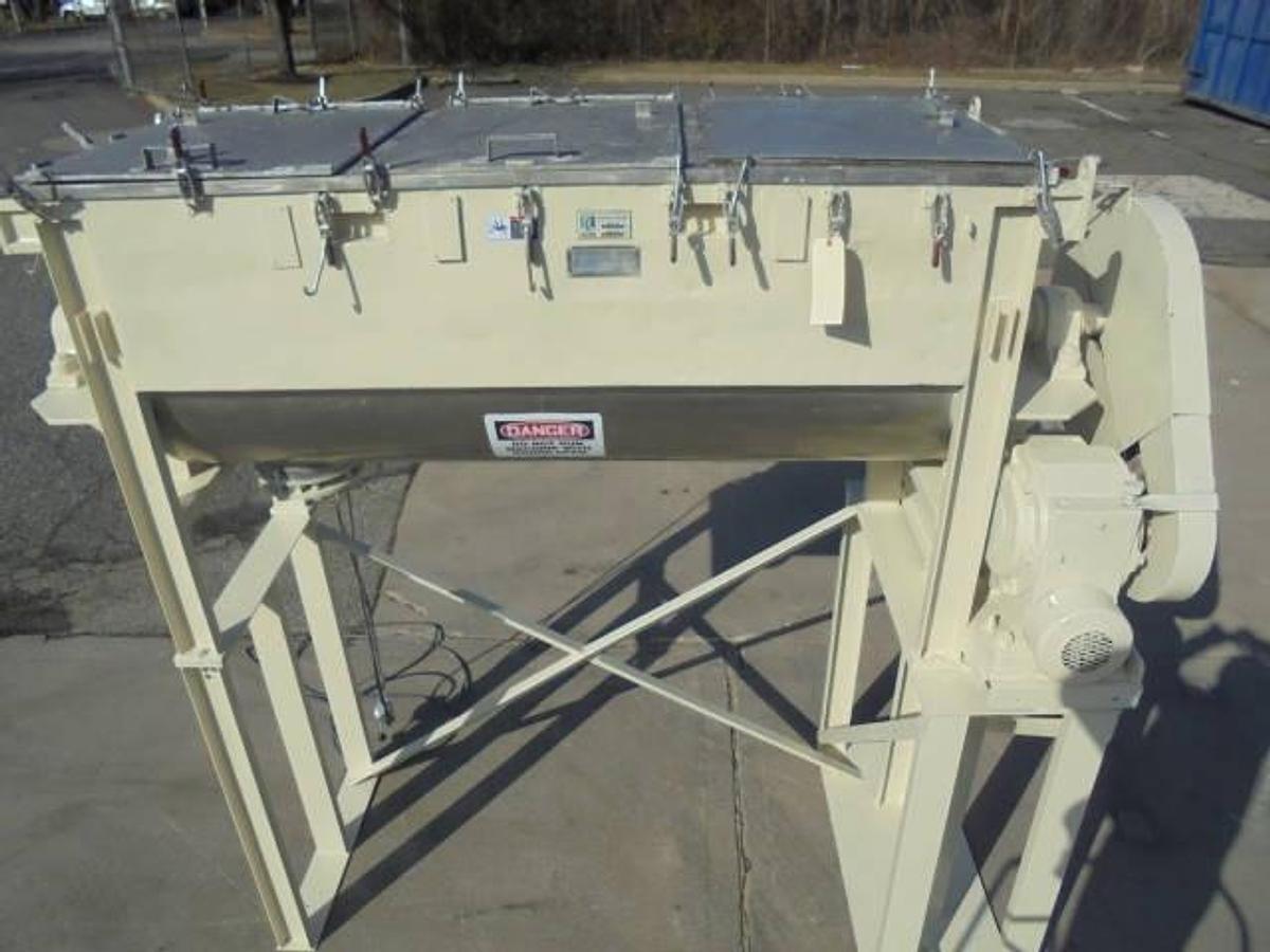 Used 25 Cu. Ft. Ross Stainless Jacketed Double Ribbon Blender, 10HP