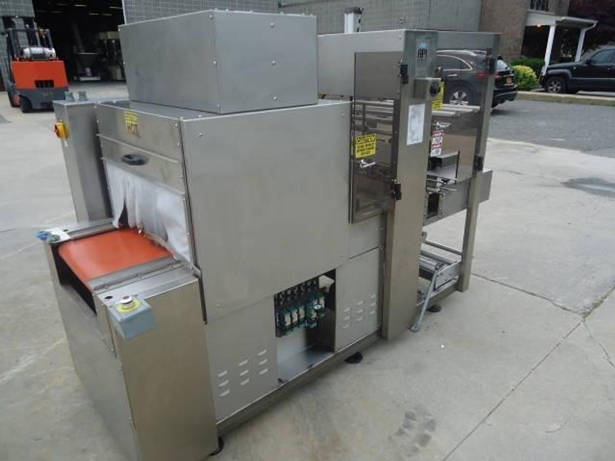 Used Api Duratech 2000 Stainless Steel Shrink Film Bundler, 100 Per Minute