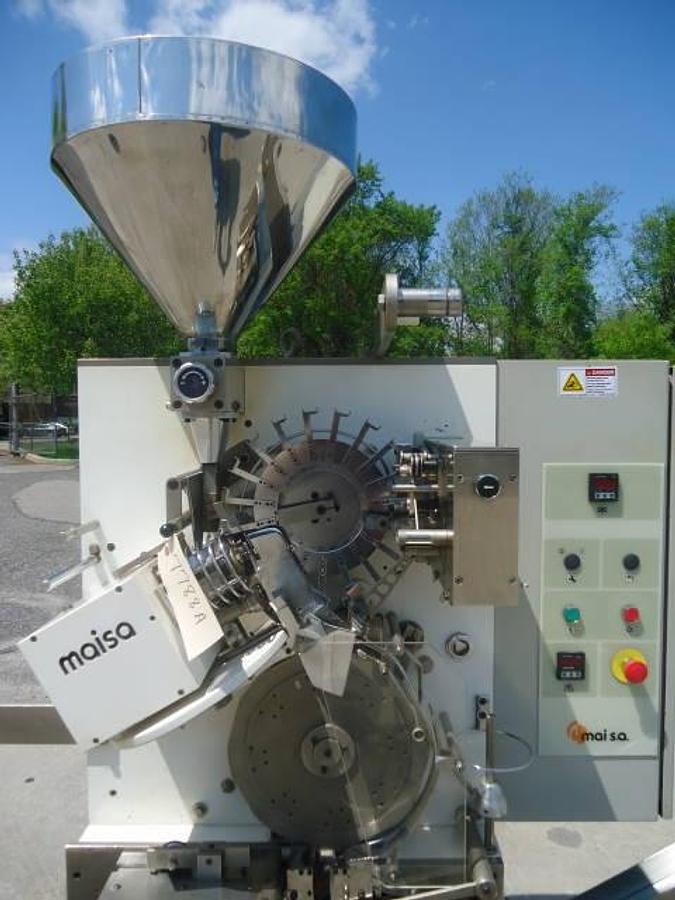 Used Maisa Ec12b Tea Bagger With String, Tag And Envelope, Single Phase