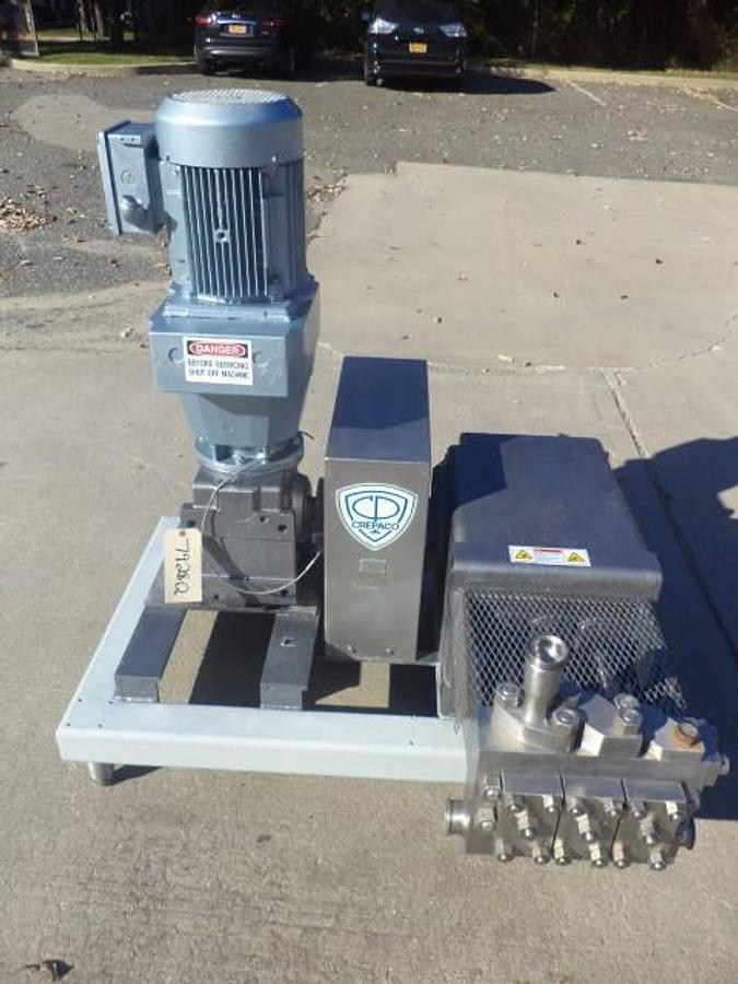 Used Crepaco 3DL Three Piston High Pressure Pump, 10 HP