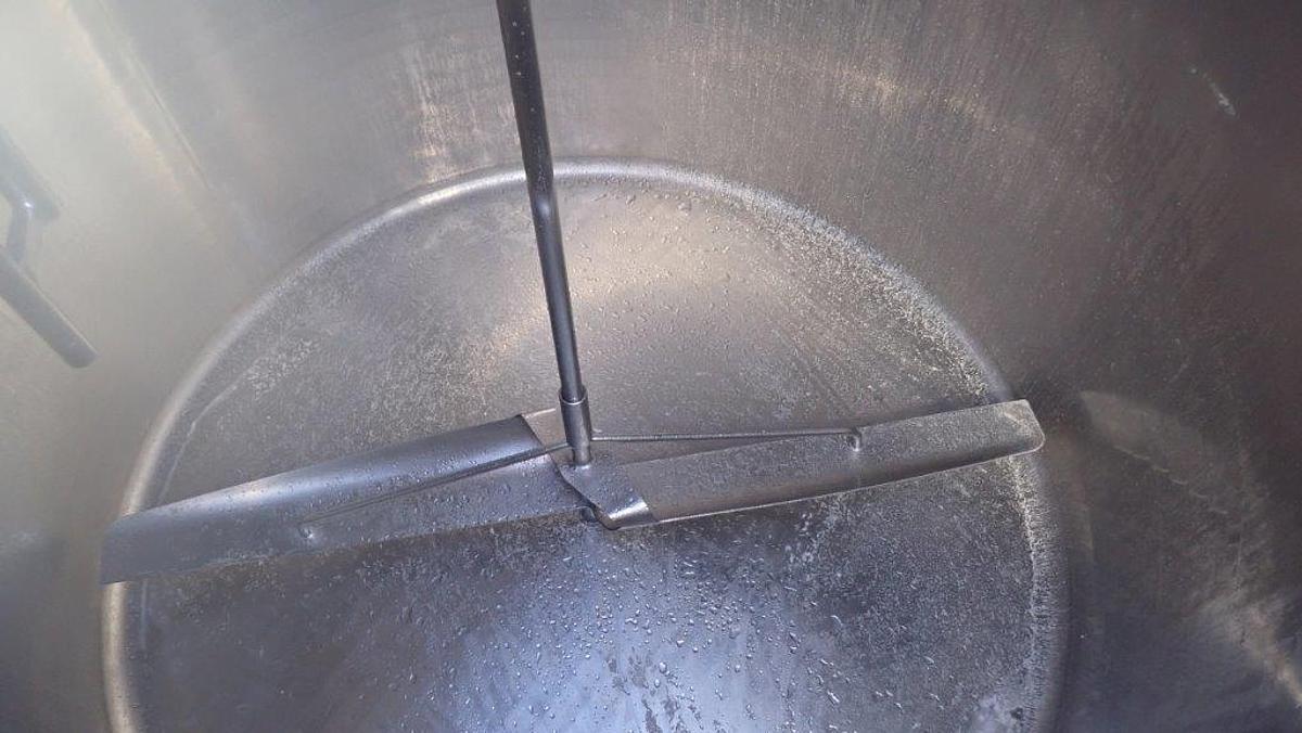 Used Cherry Burrell 900 Gallon Stainless Steam Jacketed Mix Tank