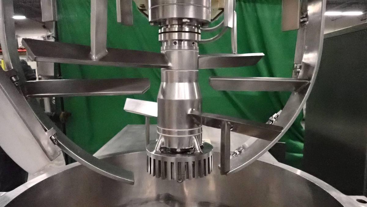 Used Ross 100 liter “Turbo-Emulsifier” Vacuum Kettle, 316SS