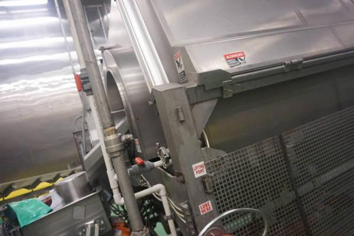 Used Lyco 60 In. X 16 Ft. SS Drum Cooker/Cooler