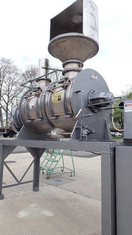 Used Littleford FKM-600-D Stainless Steel Plow Mixer, Liquid Injection