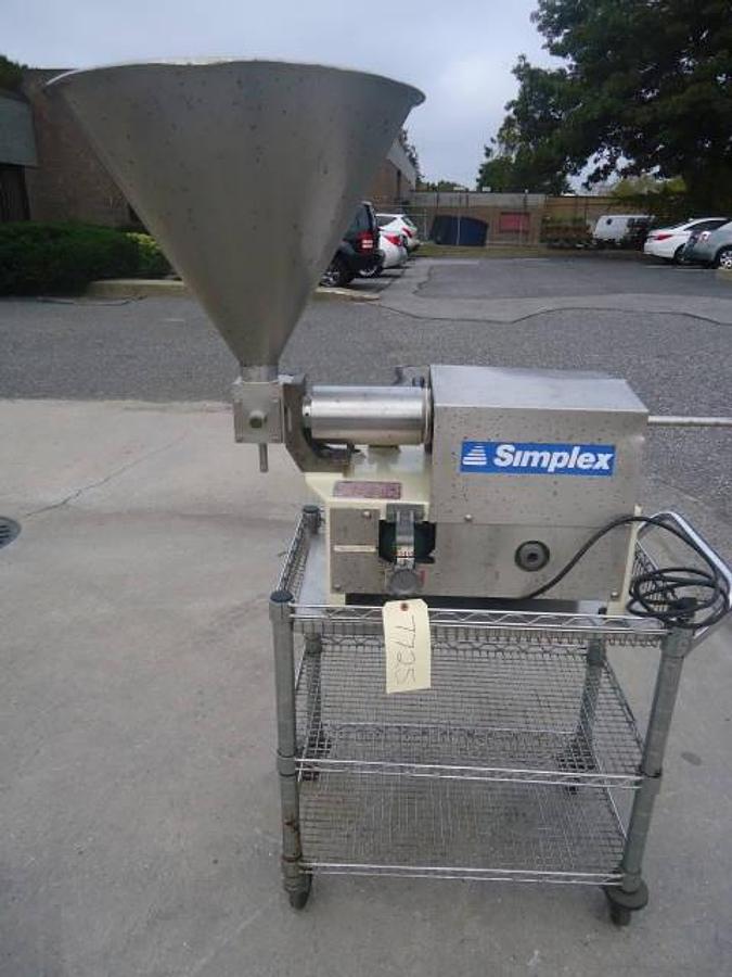 Used Simplex As-1 Single Piston Filler, Single Phase Motor