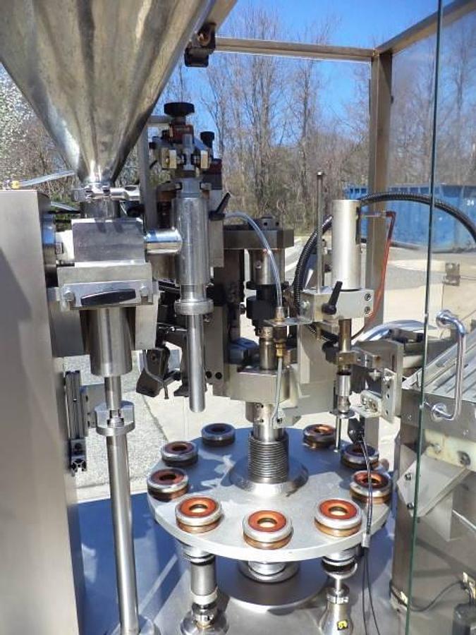 Used Kalix KX700 Tube Filling and Sealing Machine, Upgraded PLC