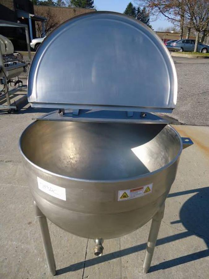 Used 60 Gallon Legion Stainless Kettle, 40  Psi Jacket