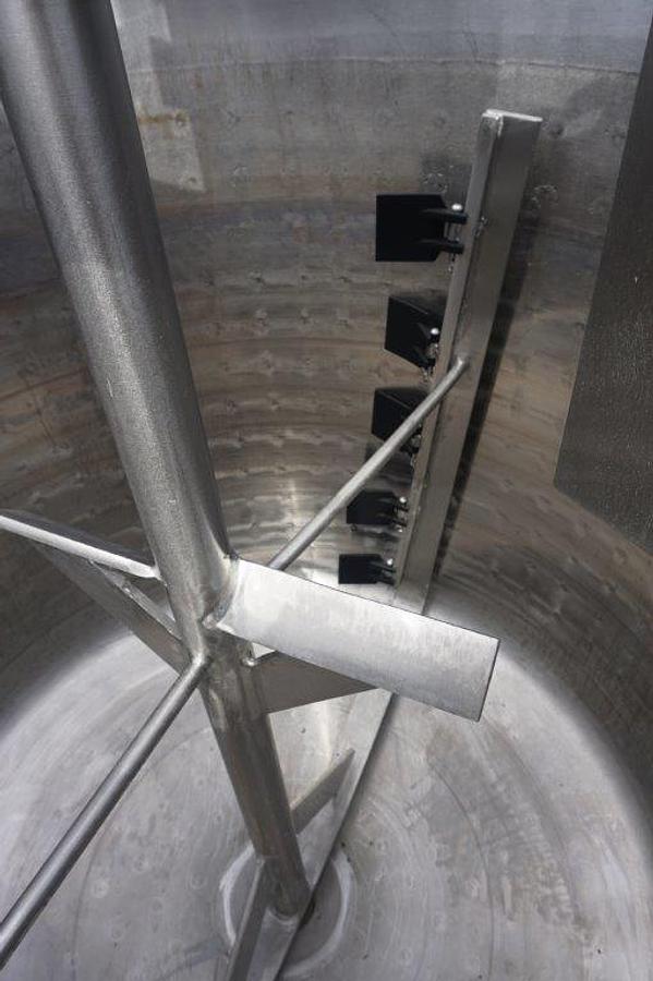 Used 350 Gallon Expert Industries 316 SS Scraper Agitated Kettle, 45 PSI Jacket