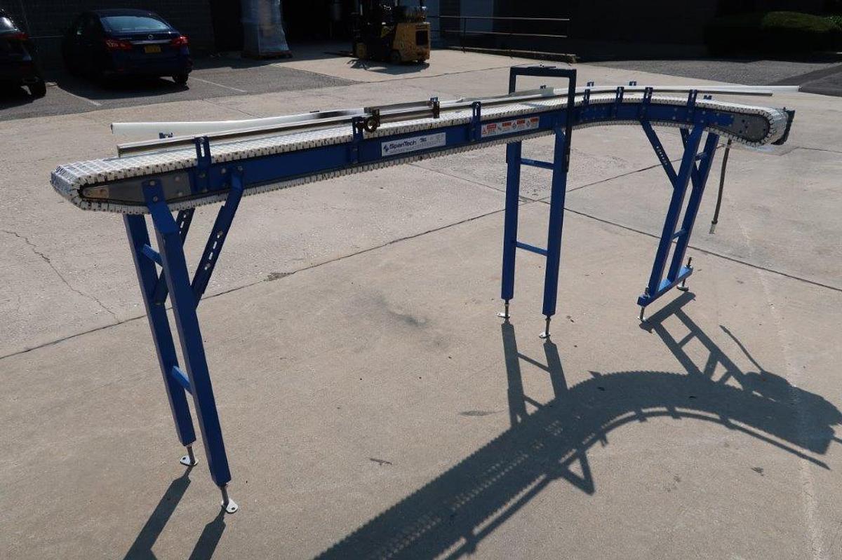 Used Span Tech 90 Degree Motorized Conveyor