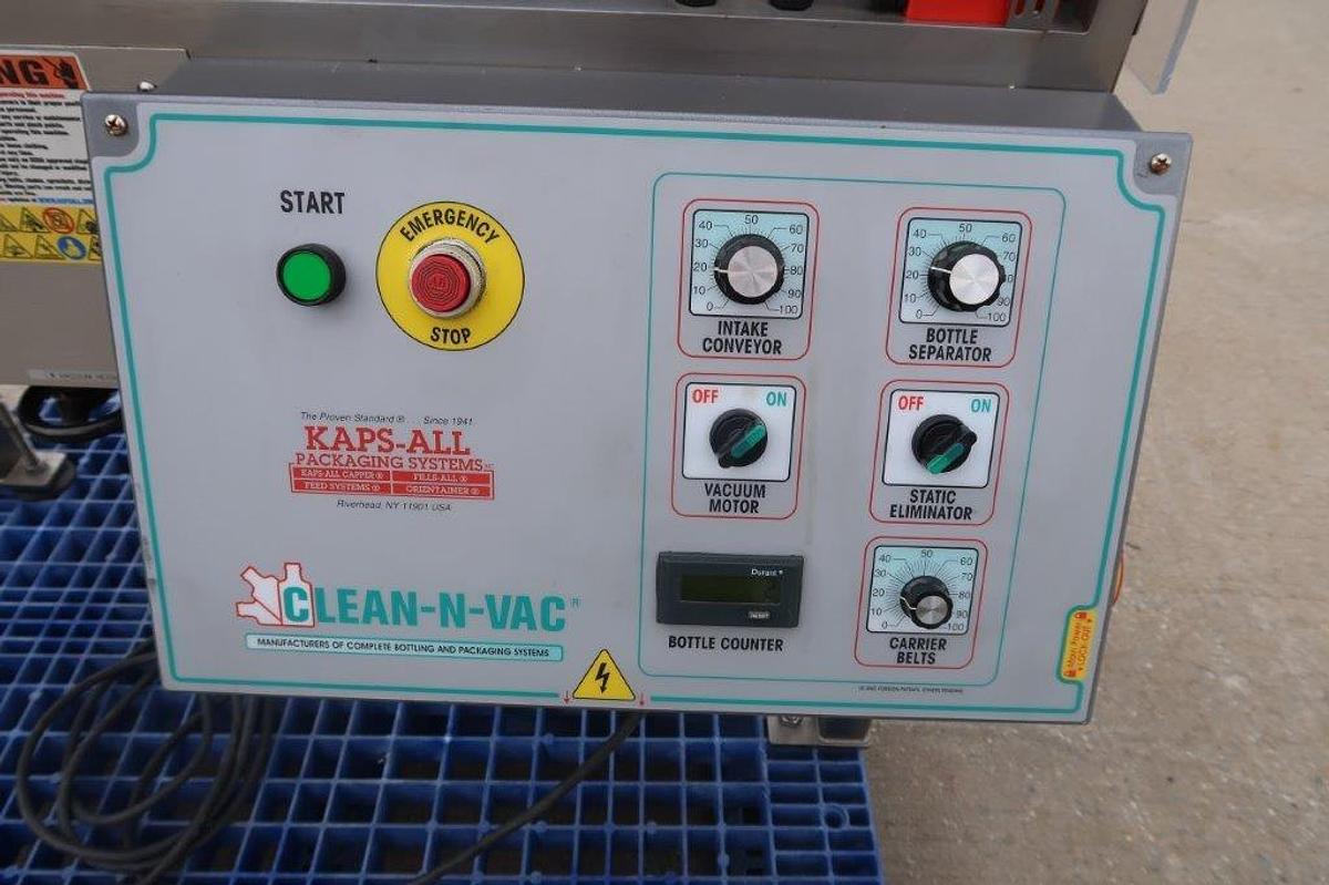 Used Kaps-All Clean-N-Vac Bottle Cleaner, Variable Speed