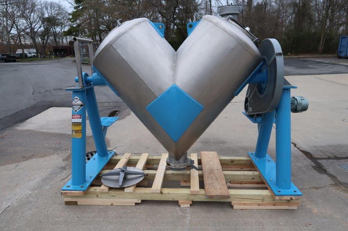 Used 20 Cu. Ft. Patterson Kelley SS Twin Shell V Blender