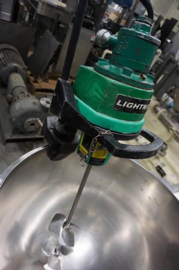 Used Lightnin Air Operated Clamp On Mixer, SS Shaft