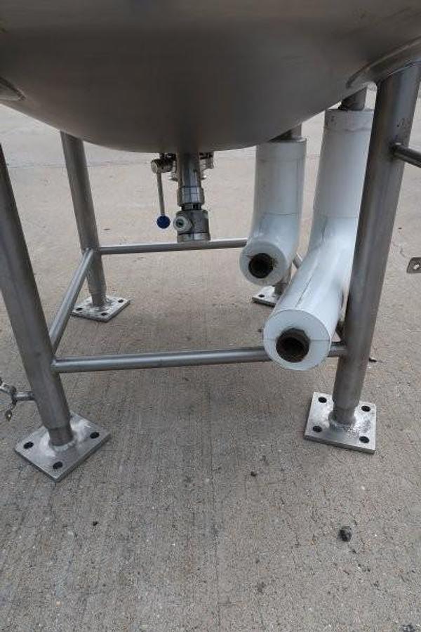 Used Feldmeier 200 Gallon Stainless Steel Jacketed Mix Tank