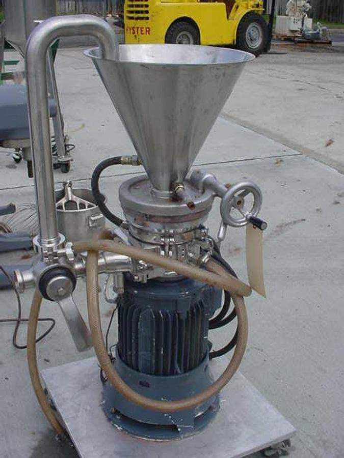 Used Fryma Mk-95 Corundum Stone Mill, Stainless Steel