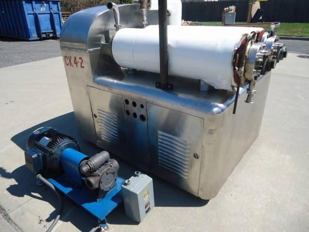 Used Votator 6x48 Twin Tube Scrape Surface Heat Exchanger
