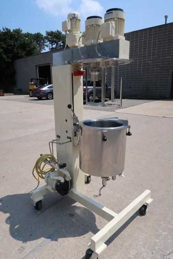 Used Fryma VME-20 SS Jacketed Homogenizing Mixer