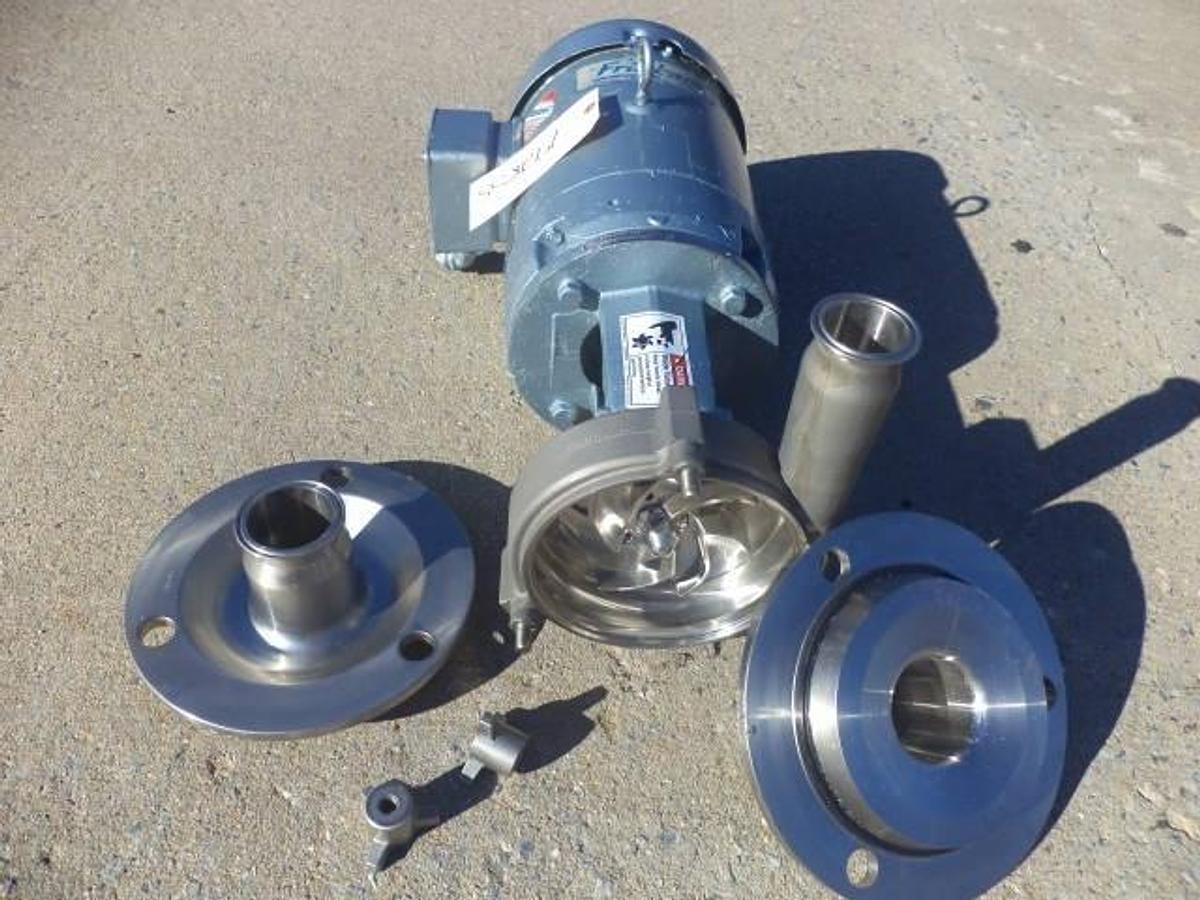 Used Fristam 2-1/2 In. X 2 In. Stainless Steel Sanitary Centrifugal Pump