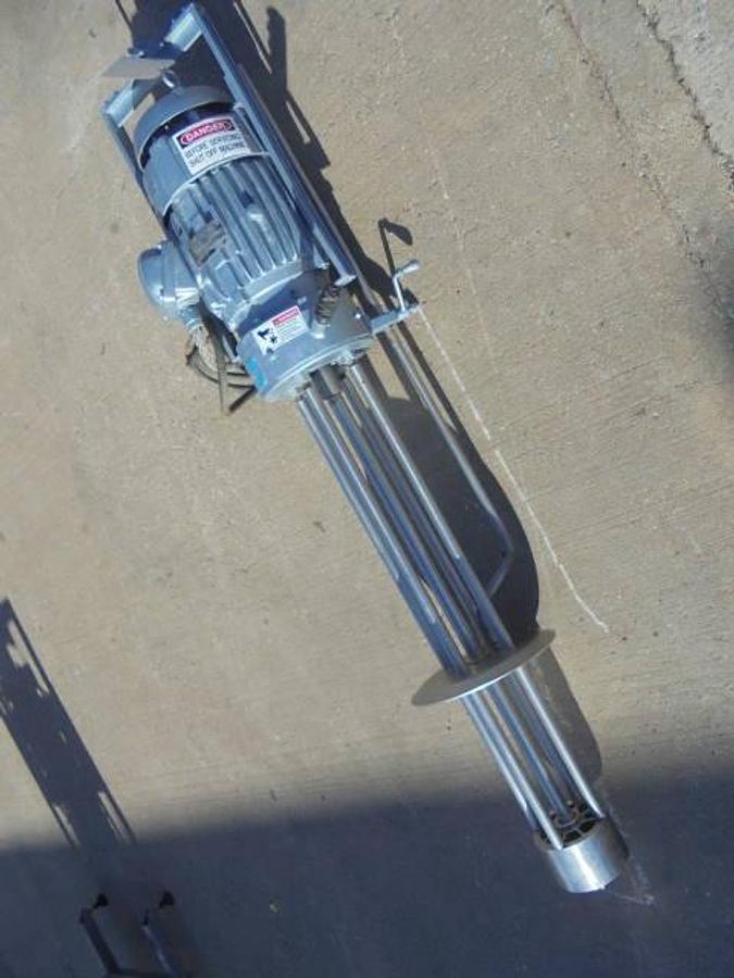Used Arde Barinco 7.5 HP “Drop In” Homogenizing Mixer, Explosion Proof