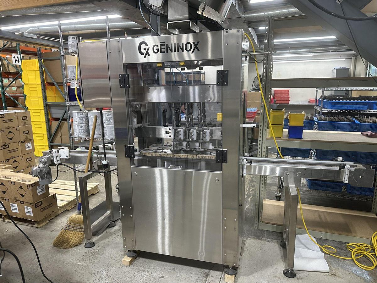 Used Geninox 6-Spindle Automatic Capping Machine