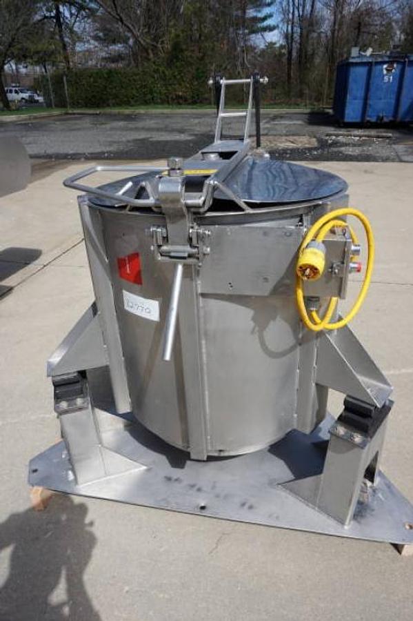 Used Brothers Legrow 200 Lb. SS Centrifugal Vegetable Spin Dryer 5 HP Motor
