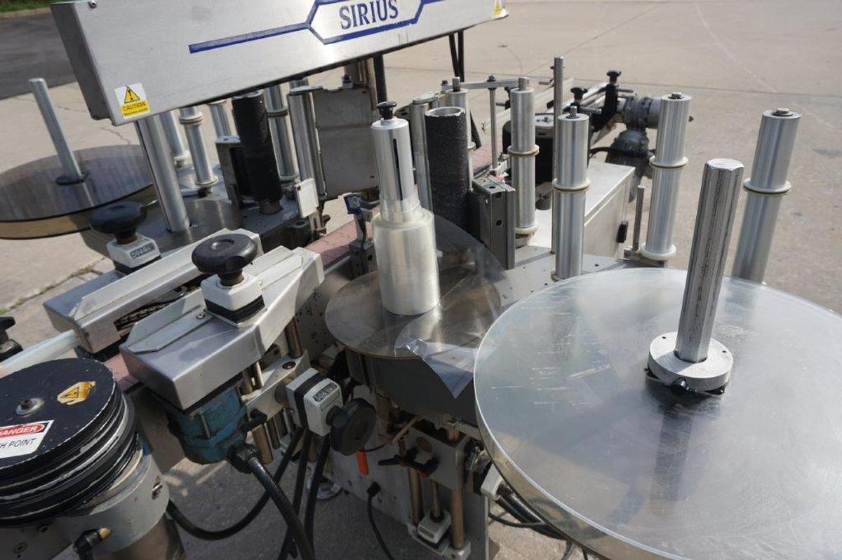 Used Harland Front and Back Pressure Sensitive Labeler