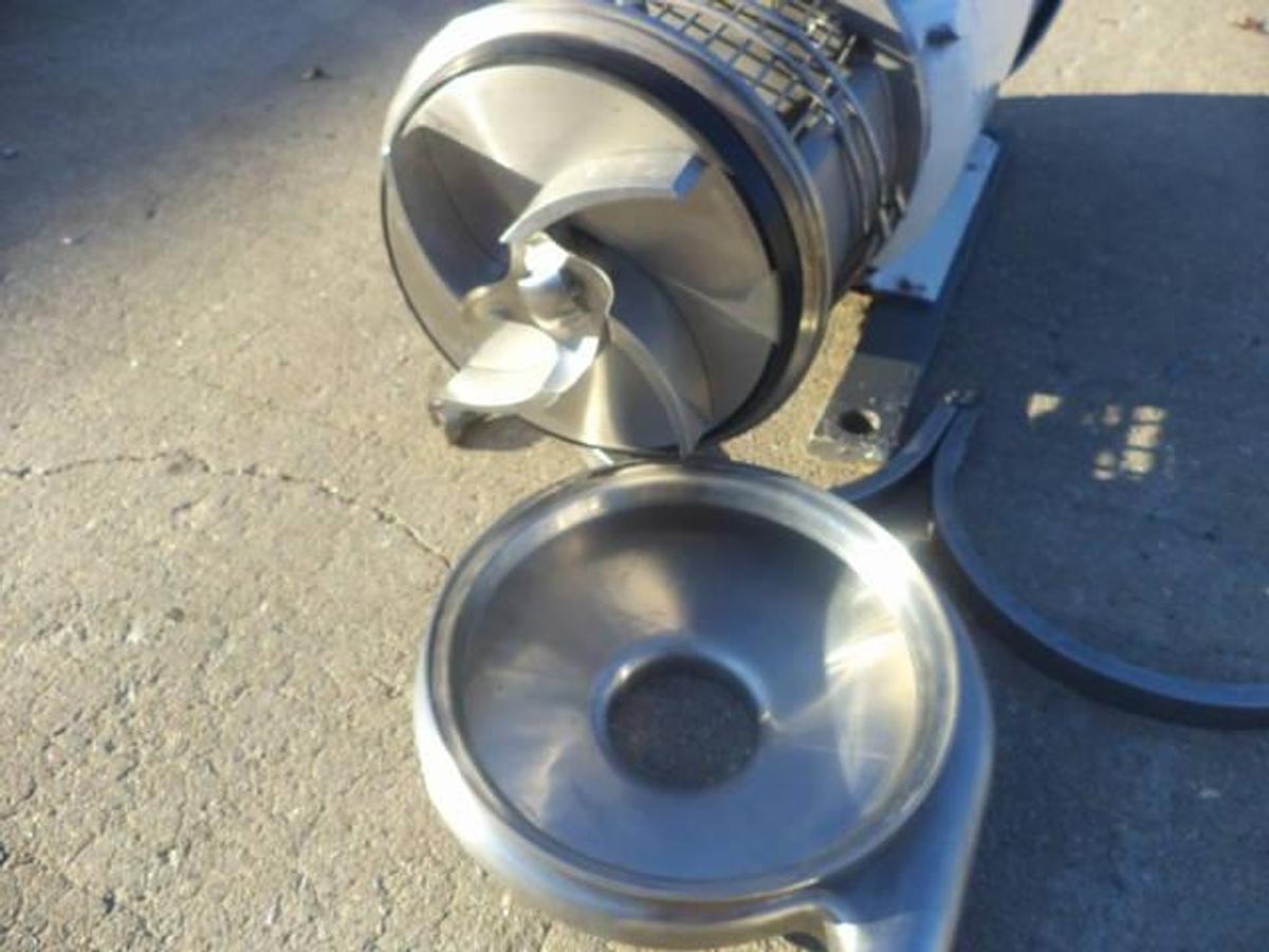 Used Waukesha/Cherry Burrell C218 Stainless Sanitary Centrifugal Pump, 20HP
